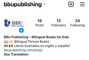 BBU Publishing Instagram link